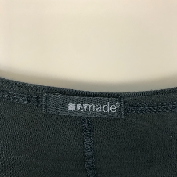 LA made Lily scoop dress tunic Gray Slate color - Picture 5 of 9